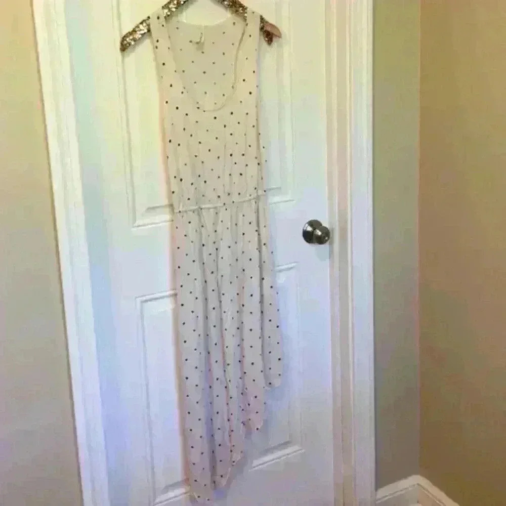 Asymmetrical cotton dress